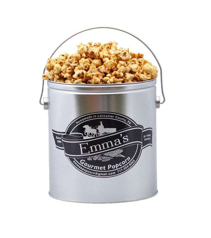 1 Gallon Tin filled with a single flavor of Popcorn!