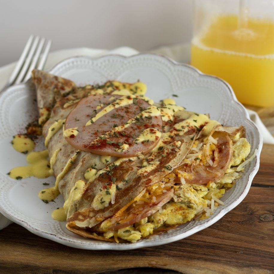 Egg Benedict Crepe