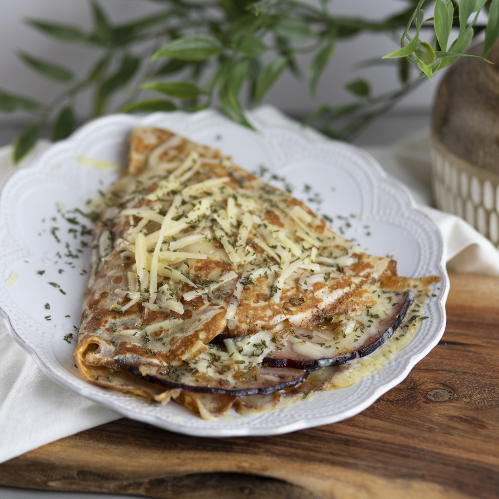 Ham & Cheese Crepe