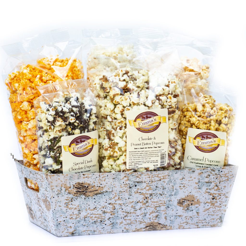 Popcorn Indulgence Gift Basket