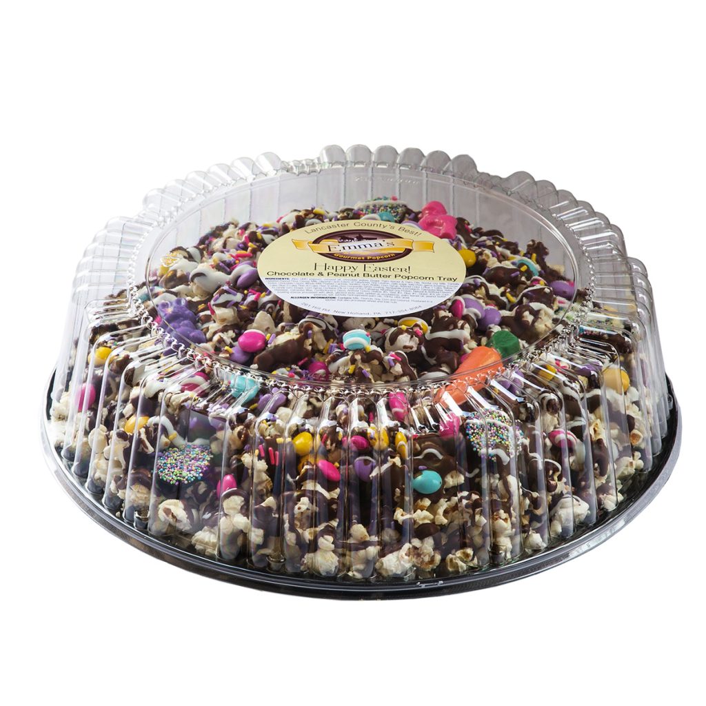 Easter Choc. & PB Popcorn Party Tray