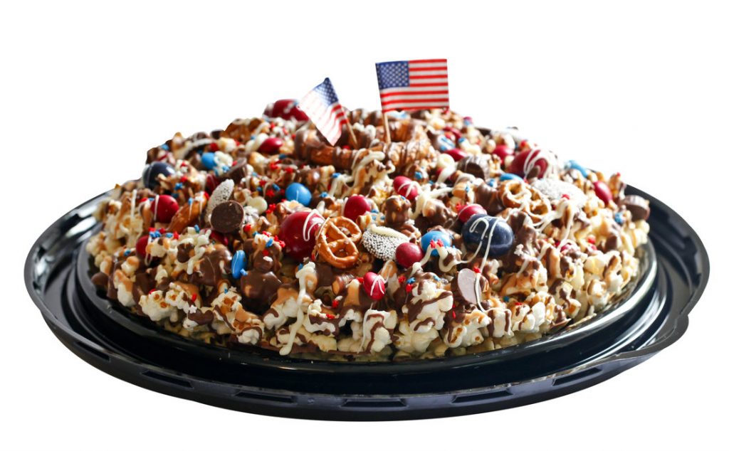Patriotic Popcorn Party Tray