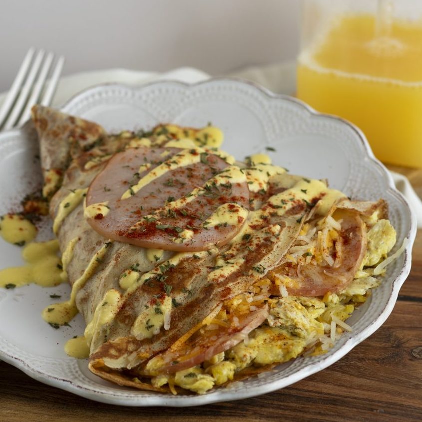 Egg Benedict Crepe
