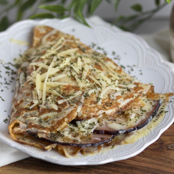 Ham & Cheese Crepe