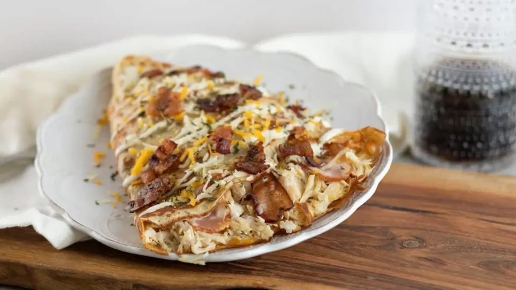 Chicken Bacon Ranch Crepe