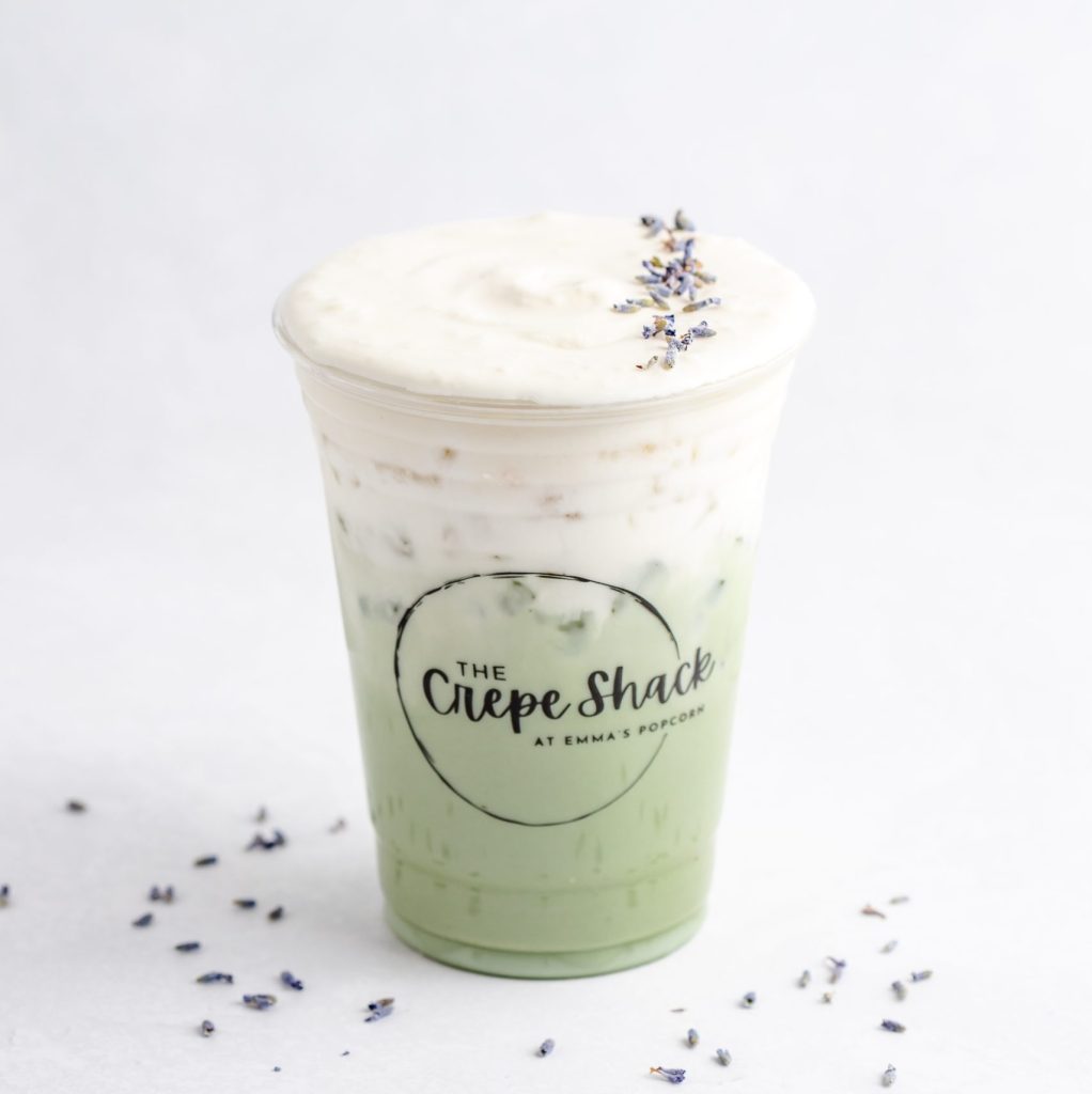 Iced Lavender Matcha Latte