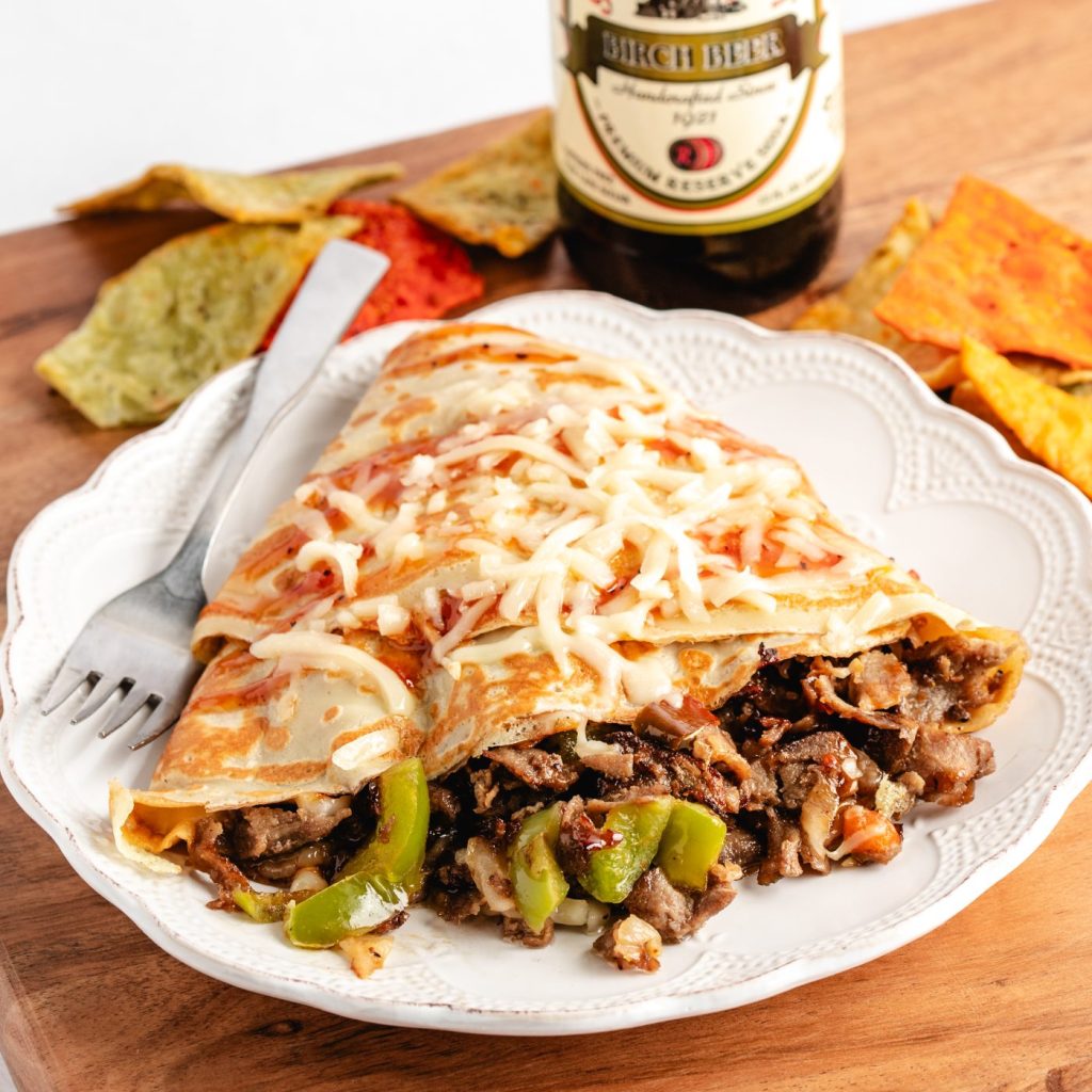 Cheesesteak Crepe